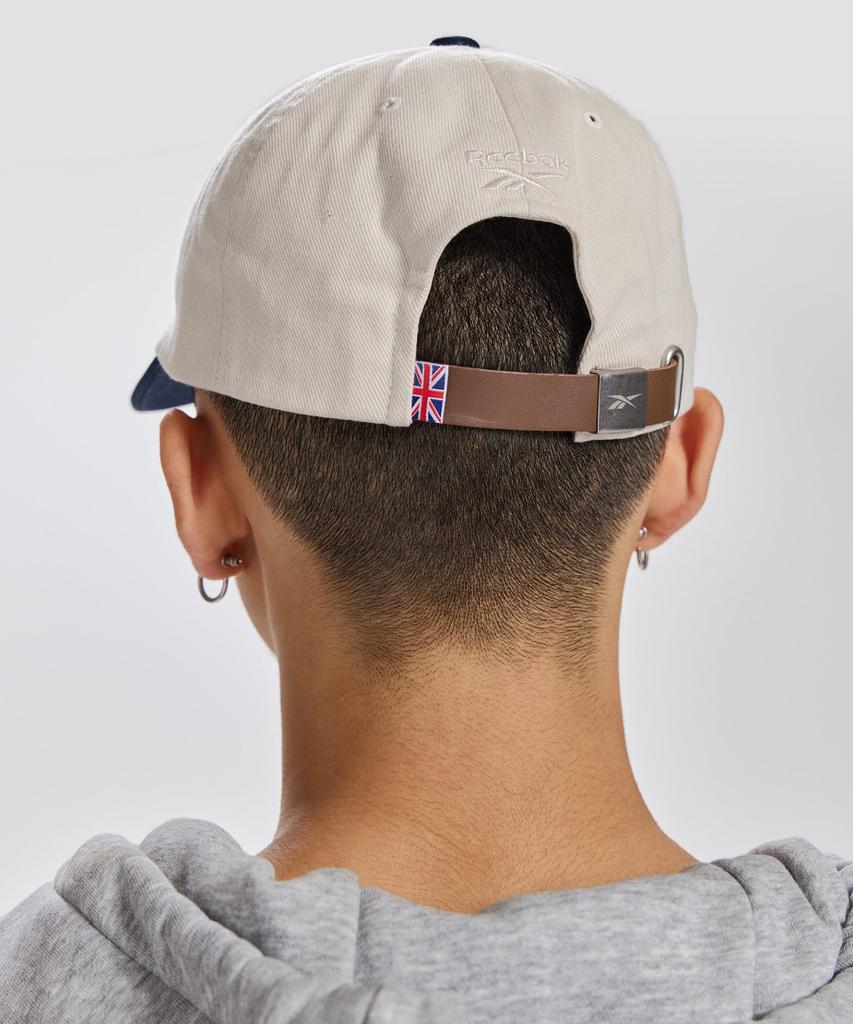 REEBOK Two-Tone Logo Ball Cap - Ivory:Navy