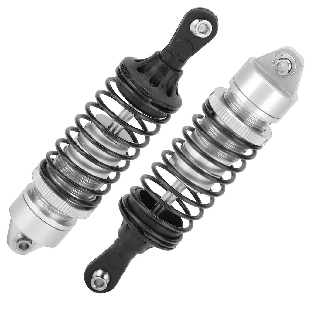 2Pcs 100mm RC Metal Shock Absorber Damper for TRAXXAS SLASH 2WD RC Car Upgrade PartsSilver