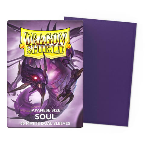 Dragon Shield - Matte Dual - Japanese Size Card Sleeves | 60 Carat - Smooth & Tough Premium TCG Sleeves - Compatible with Yu-Gi-Oh, Naruto, Cardfight,