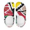 Unisex Printed Garden Shoes EVA Clogs Lightweight Breathable Slip On Sandals for Beach Pool Bathroom Home Indoor Outdoor Wear