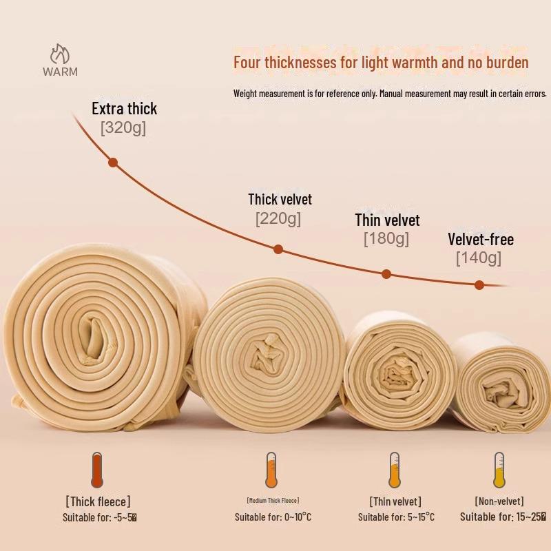 Women's Nude-Effect Thickened Velvet Stockings for Spring & Autumn