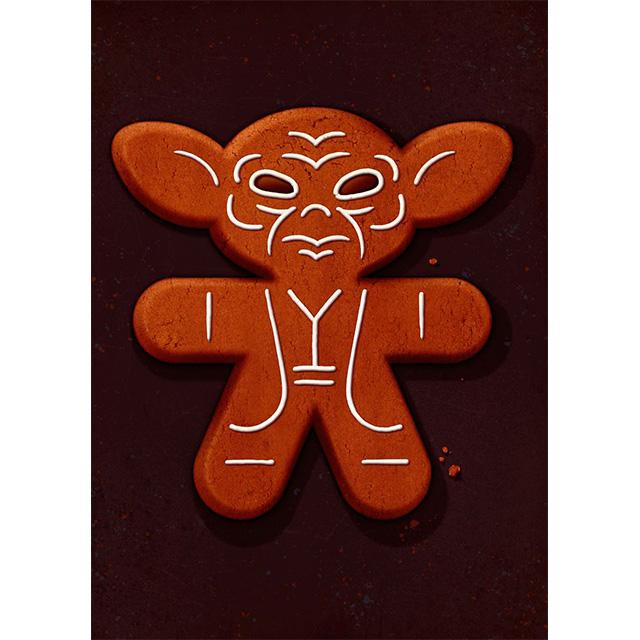 

Дисней Звездные войны Рождественский Пряничный человечек Принты Постер Холст Картина Современное Настенное искусство Картинки Гостиная Спальня Домашний декор 21x30cm No Framed