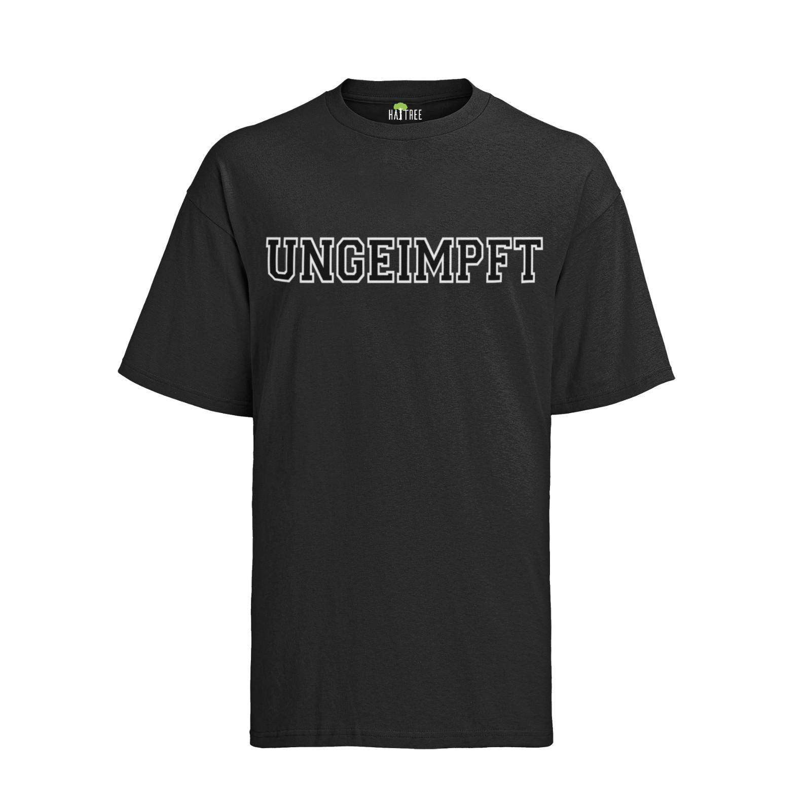 

Corona ungeimpft und gesund T-Shirt Mens Womens Tees Top Herren Demo Protest Vaccin Mensch Shirt 3XL