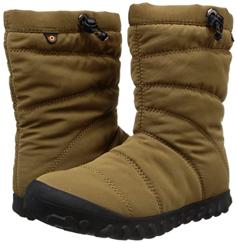 Bogs B-PUFFY MID Snow Boots, Brown, 25.0 Cm, 2E