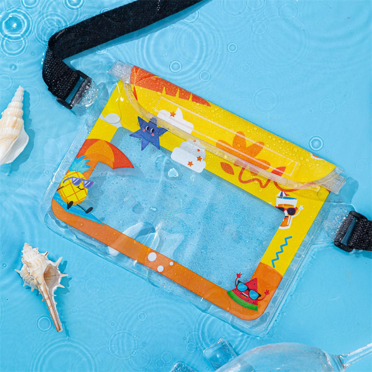 

Waterproof Swimming Bag Sealing Drift Diving Waist Pack Skiing Phone Case Cover Dry Shoulder Bag for Beach Boat Sport Vitality Beach