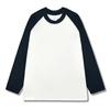 T-shirt da donna a maniche lunghe larghe Moda Autunno Inverno da donna T-shirt girocollo Patchwork Top casual Abbigliamento da uomo