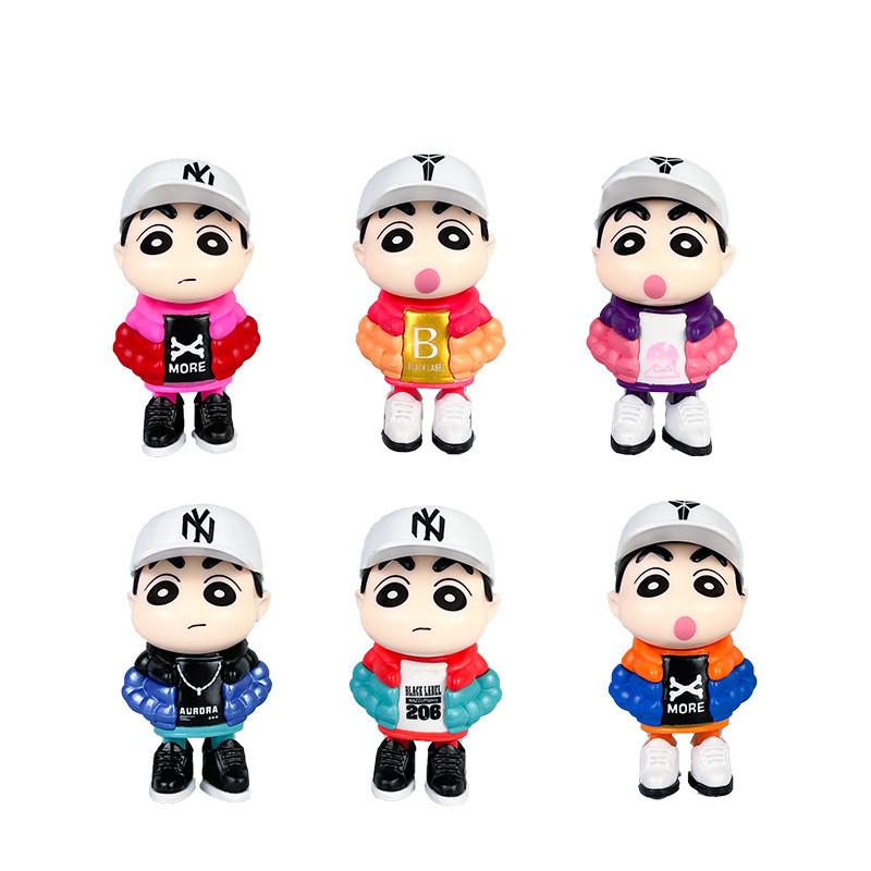 Trendy Wear Clothes Crayon Shin Chan Action Figures Model Toy Doll Decoration