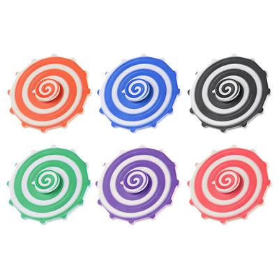 New Strange Decompression Toy Candy Color Lollipop Fingertip Gyro Double-Sided Uv Printing Rotating Plate Finger Gyro Decompression