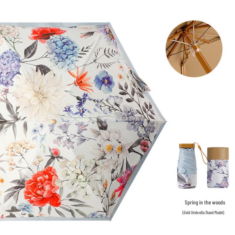 Portable Flat Sun Protection Umbrella