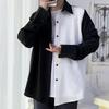 Long Sleeve Shirt Men's Autumn New Korean Style Trendy Teen Fashion Shirt Hong Kong Style Japanese Loose Plus Size Shirt