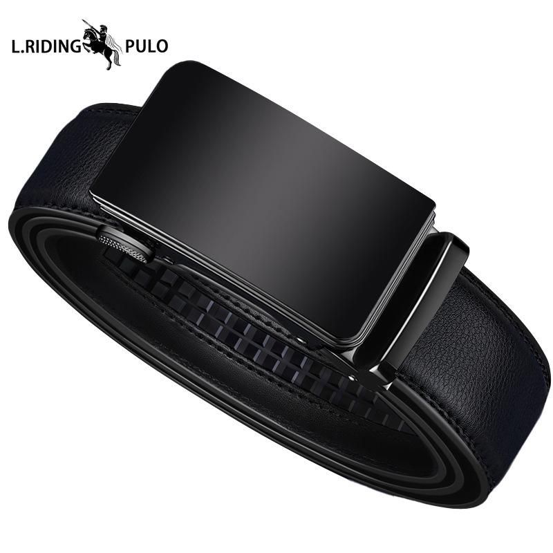 Gürtel Herren High-End Leder Automatikschließe Rindsleder Gürtel Herren Business Herren Hosen Lässig