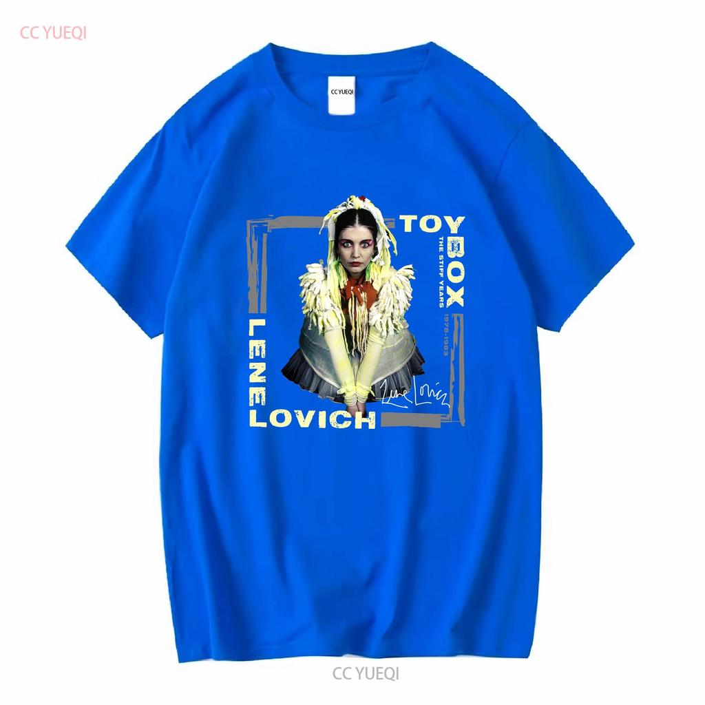 Caixa de Brinquedos Os Anos Rígidos 1978 1983 Lene Lovich S a 5XL Camiseta TMB2520 manga longa ou curta vintage Lavada Esticada