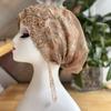 Heavy Industry Double-Layer Embroidery Turban Thin Fashion Scarf Tassel Lace Hat Handmade