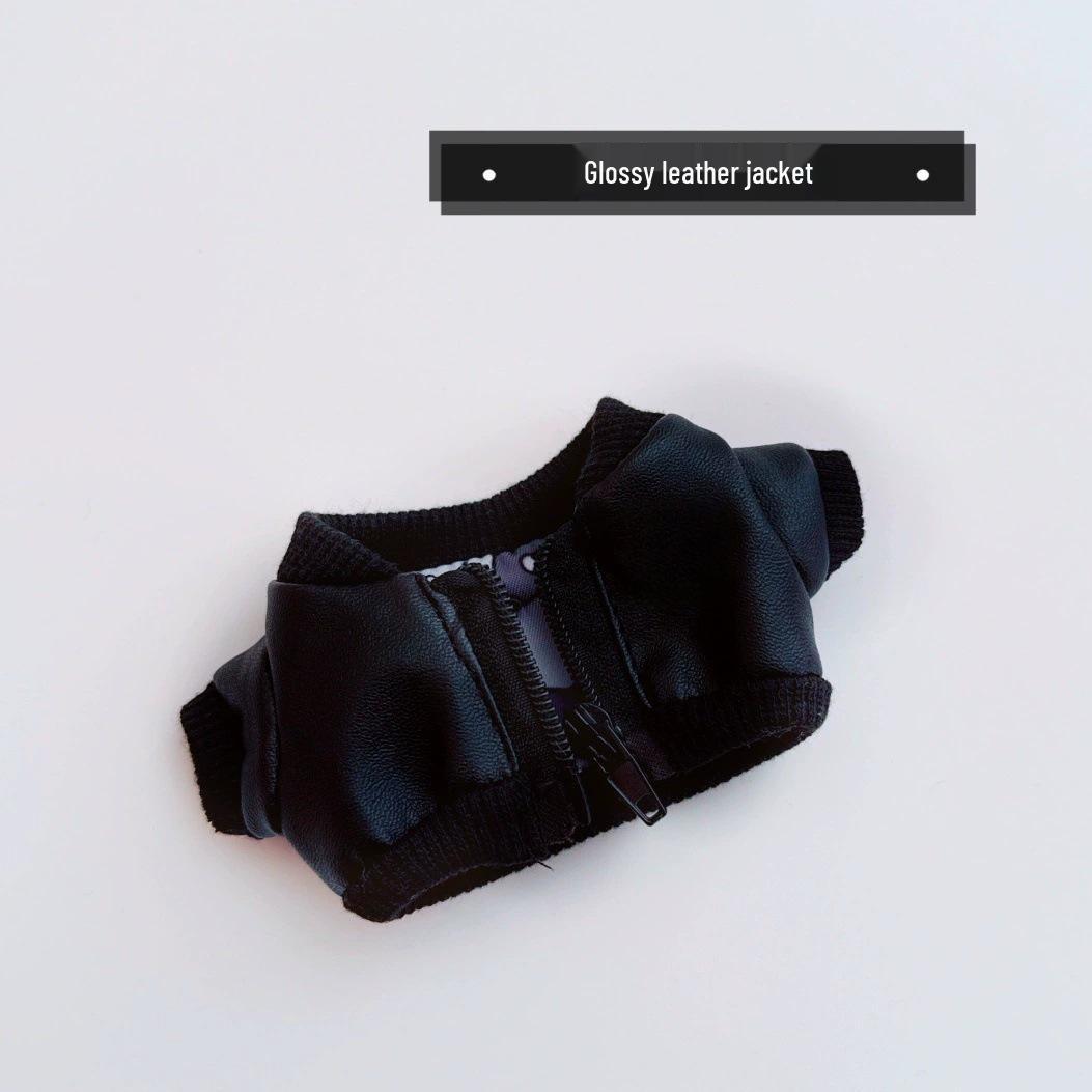 

Комплект детской одежды из хлопка в стиле колледжа - Включает рубашку-униформу, кожаную куртку и пальто для мальчиков и девочек (10см-20см) 10cm