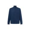 Polo Effen Kleur Halve Rits Logo Geborduurd Lange Mouw Sweatshirt Heren sweatshirt 710784465-034