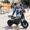 Moto Elettrica per Bambini, Motore 350W, 3 Velocità, Ruote Gonfiabili da 12,5", Batteria Li-Ion 21,6V 4Ah, Autonomia fino a 16KM, per Età 6+