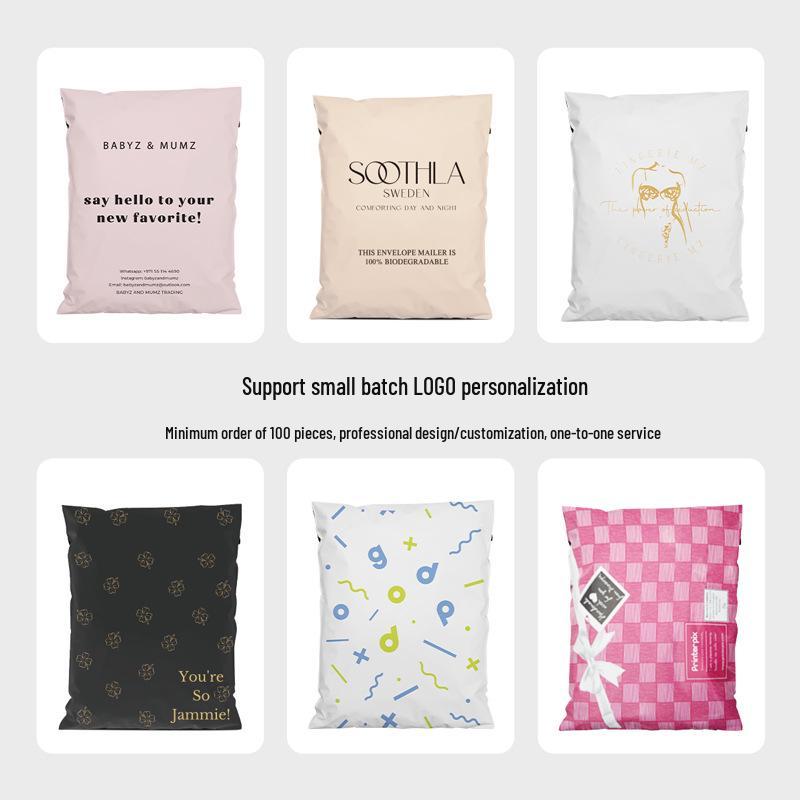 Pink Thickened Express Clothes Packaging Bag - Cute and Durable Handheld Design