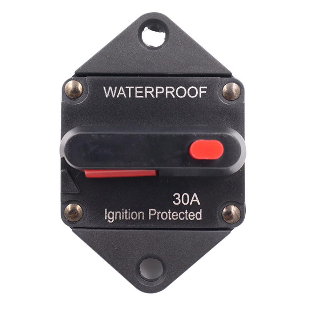 Vehicle Audio Amplifier Circuit Breaker IP67 Waterproof Insulative Replacement Splash-proof RV Protective Fuse 100A