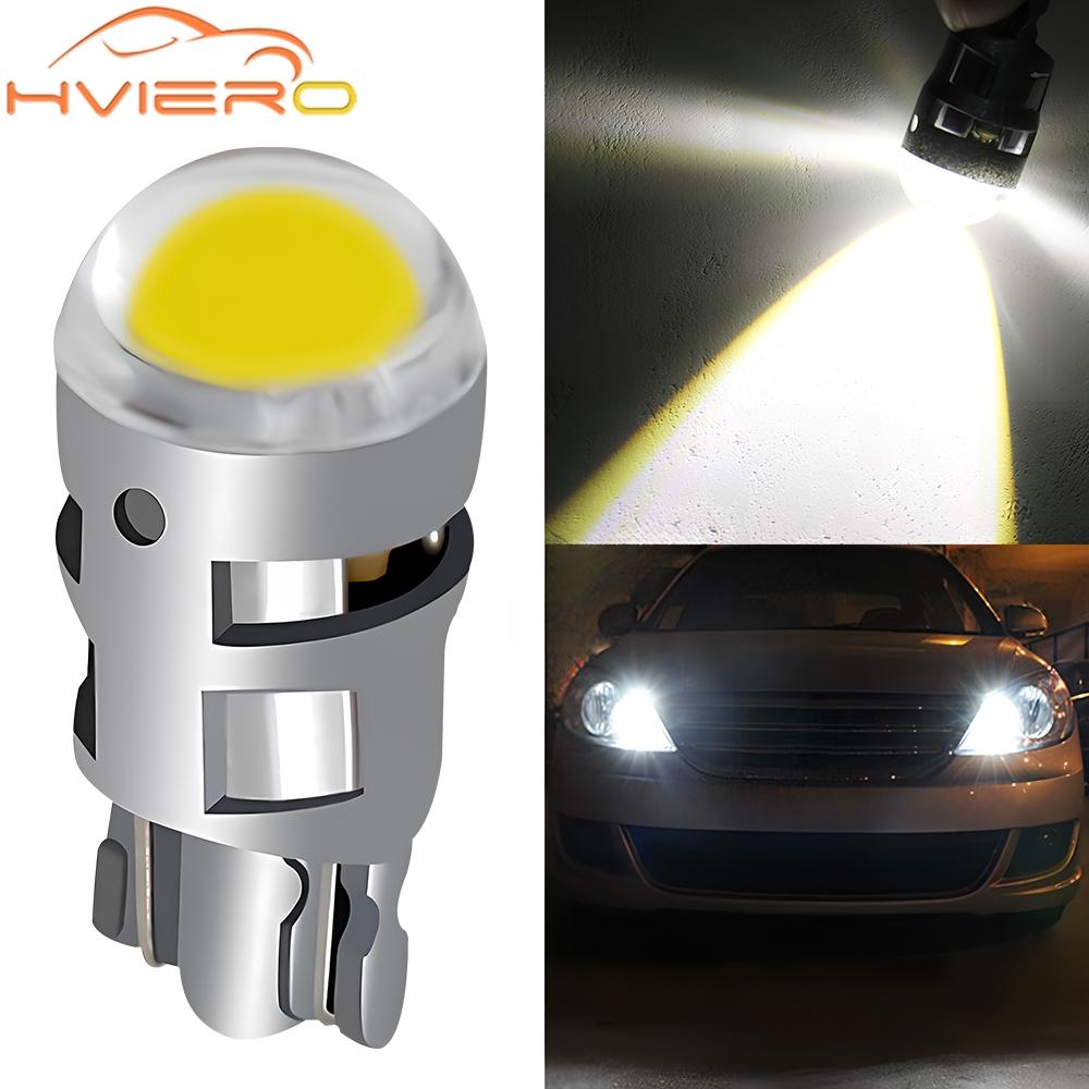 2pcs T10 Led Signal Lamp Car Bulb W5W 194 168 Trunk Reading Interior Lamps Clearance Backup Reverse Light License Plate White