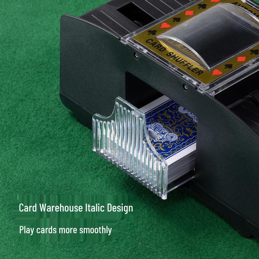 Automatic Card Shuffler for 2-4 Decks - Ideal for Poker and Texas Three Kingdoms Games
