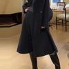 2025 Autumn/Winter French Elegant High-Waisted A-line Skirt for Women - Versatile, Slimming, and Fashionable