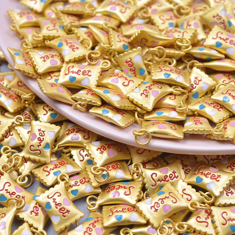 6Pcs Sale Cute Fruit Animal Charm Strawberry Mushroom Duck Food Pendants For Jewelry Making Supplies Diy Bracelets Keychain