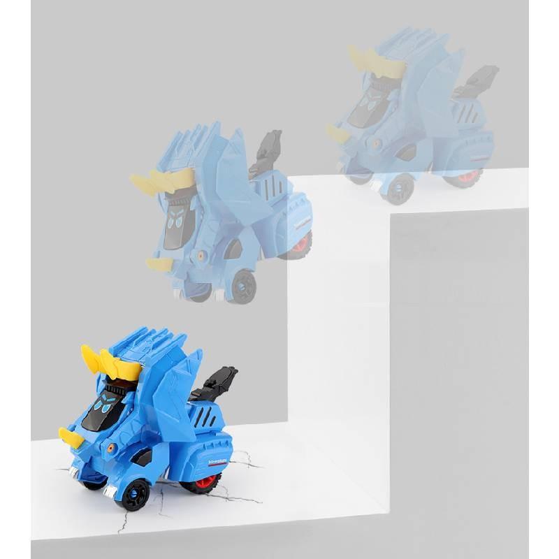 Morphing Impact Inertial Toy Dinosaur Car Model Tyrannosaurus Chariot Children