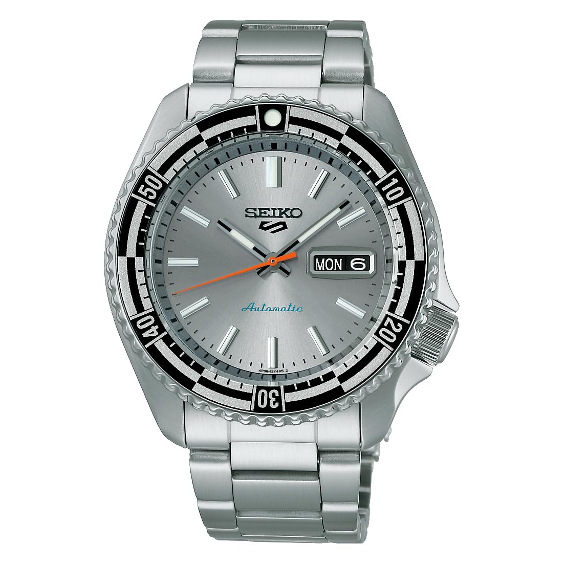 

SEIKO 5 SPORTS 55th Anniversary Special Edition SKX Sports Style Automatic Watch SRPK09K1 Silver Overseas Model [Seiko] для чоловіків [товар] срібний