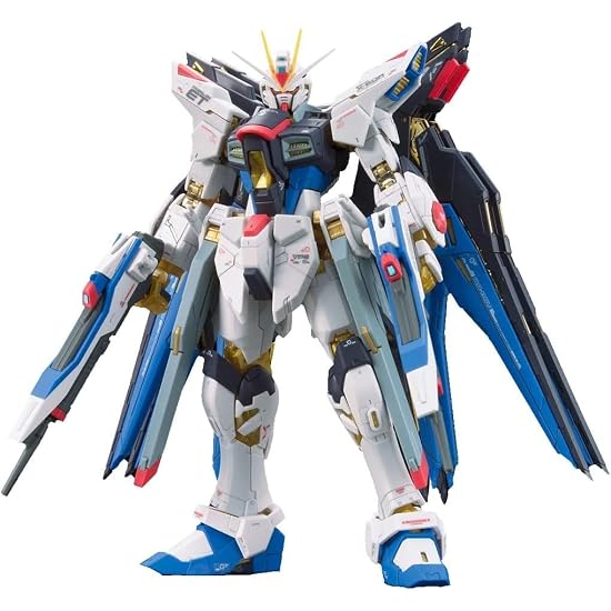 BANDAI SPIRITS RG Mobile Suit Gundam SEED DESTINY ZGMF-X20A Strike Freedom Gundam 1/144 Scale Color-