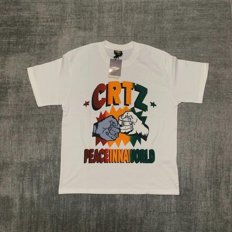 Unisex Streetwear Oversized Cotton Tee With Geometric Print Loose Fit Short Sleeve T-Shirt Men Women
