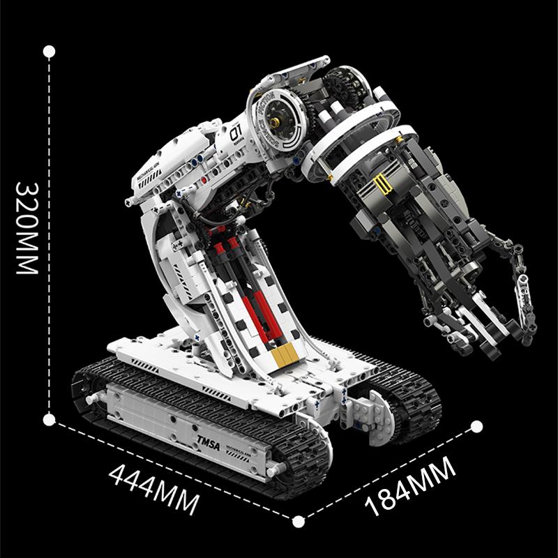 Technical 1512Pcs Science Fiction Programming Robotic Arm Building Blocks High Tech Engineering Car Bricks Toys Kids Adult Gift