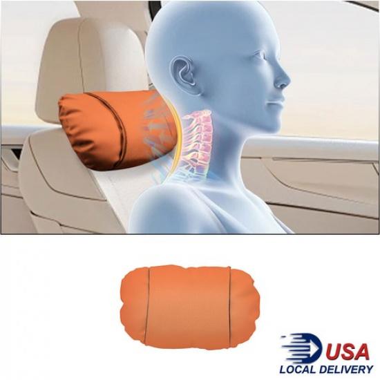 1Pcs Car Seat Support Cushion Head Neck Rest Pad Travel Comfort Headrest Pillow