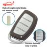 kigoauto Smart key shell case 4 button Trunk for Hyundai Elantra 2016 2017 2018 No battery holder