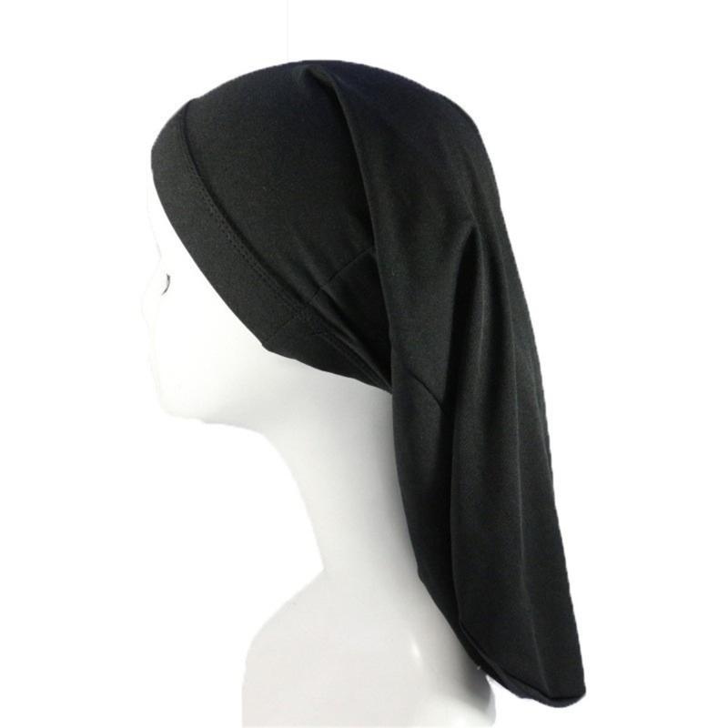 Long Tail Hair Wrap Caps for Men Soft Polyester Head Wrap Quick Drying Towel Turban Hat for Dreadlocks Various Hairstyles