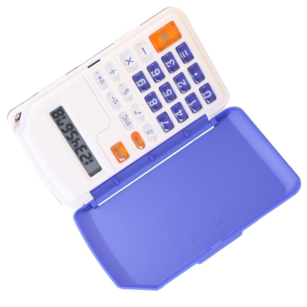 Small Calculator Portable Colorful Multifunctional Students Calculator with Flip Cover for Kids