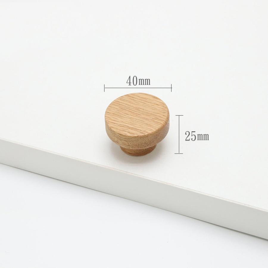 Wooden Handle Hexagon Square Round Drawer Knob Cupboard Closet Knobs Kitchen Cabinet Door Handle Furniture Decoration Wood Knobs