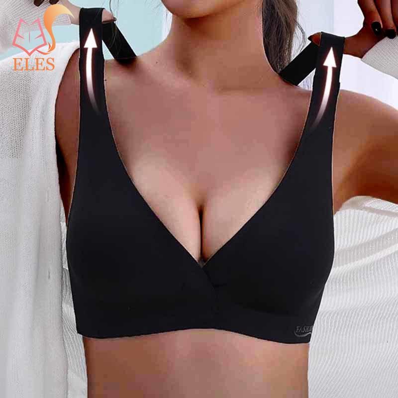 High Quality Comfort Wireless Front Closure Bra for Women Women's Front Close Builtup Sports Bra