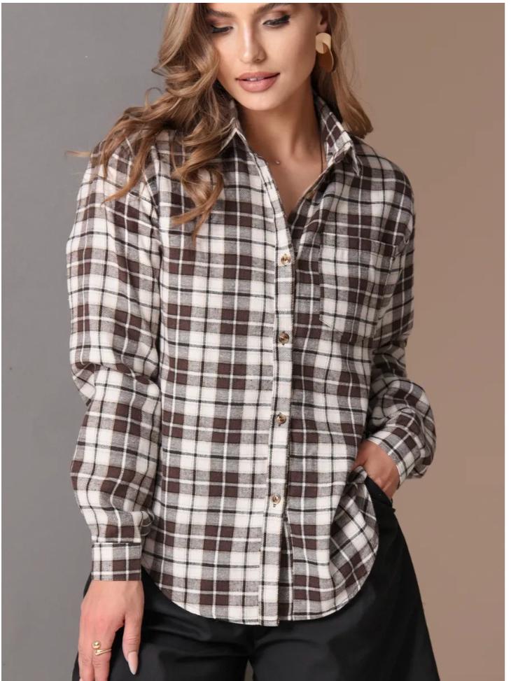 Autumn 2025 Women's Casual Plaid Shirt