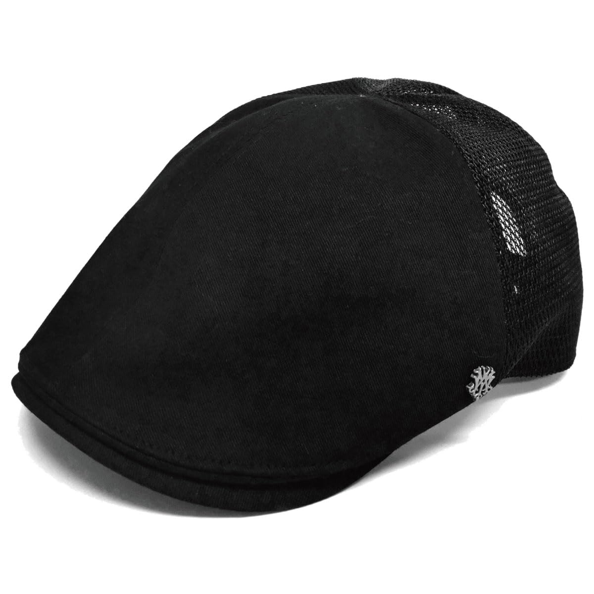 

Cotton Mesh Deep Big Hunting Cap Golf Cap [Happy Hat] & - Lightweight, Cool, Breathable, Summer/Spring/Summer hun-680-a (JP, Alphabet, XL, Black)