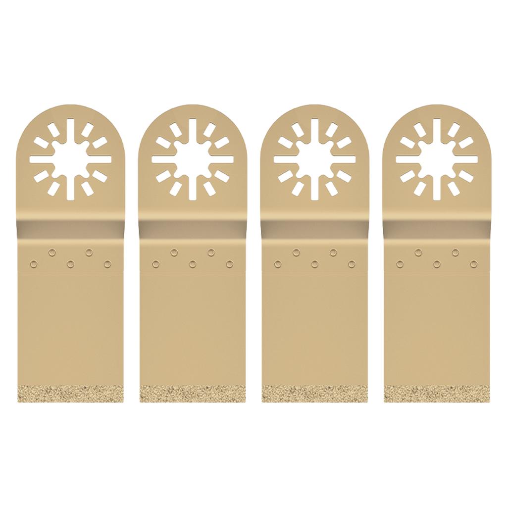 8Pcs Multitool Blades Cemented Carbide Oscillating Saw Blades Professional Triangle Saw Blade for Ceramic Tile Marble Cutting