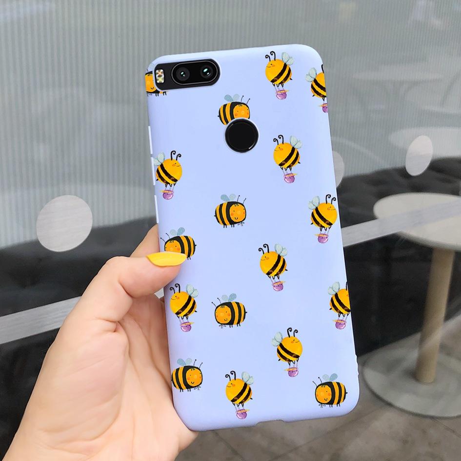 For Xiaomi Mi A1 5X Case New Butterfly Sunflower Patterns Soft Protector Bumper Cover For Xiomi Mi A1 MiA1 Mi5X Phone Cases 5.5"