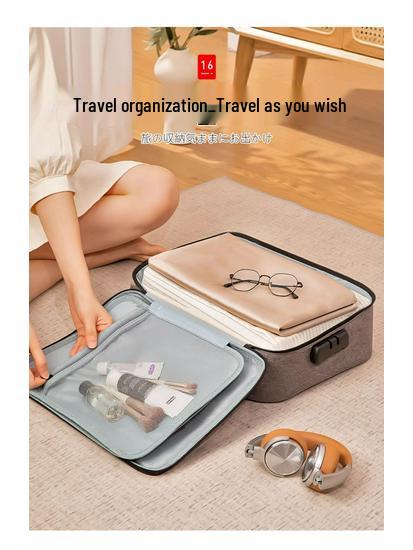 Large Capacity Passport & Document Storage Box - Family Organizer with ID, Certificate, and Card Holder