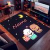 Custom Personalization Bubu and Dudu Print Area Rug - Soft, Washable Non-Slip Indoor Mat,Living Room,Home&Office Decorative Rug