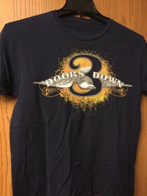 VTG 3 Doors Down Band T-Shirt Kurzarm Schwarz Alle Größen Geschenk für Fan AQ28 Unisex T-Shirt