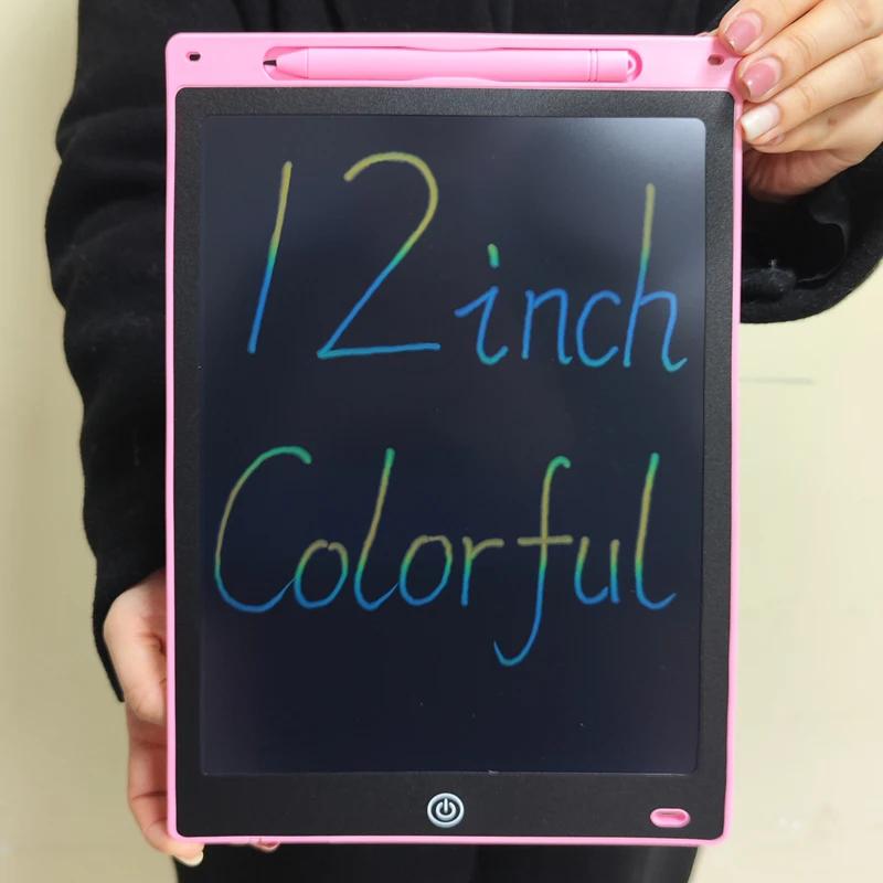 10/12/Inch Colourful Lcd Writing Tablet Drawing Board Kid Graffiti Sketchpad Toys Handwriting Blackboard Drawing Board Kids Toys