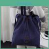 Elegant Women's Canvas Black Handbag With Adjustable Shoulder Strap And Soft Handle
