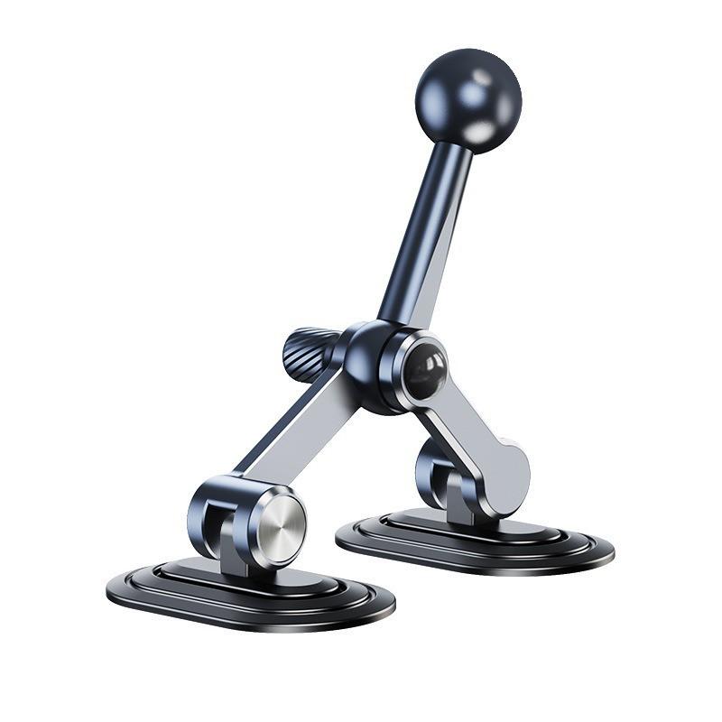 Aluminum Car Phone Holder Dashboard With 360 Rotation Shock Absorption Gravity Magnetic Options