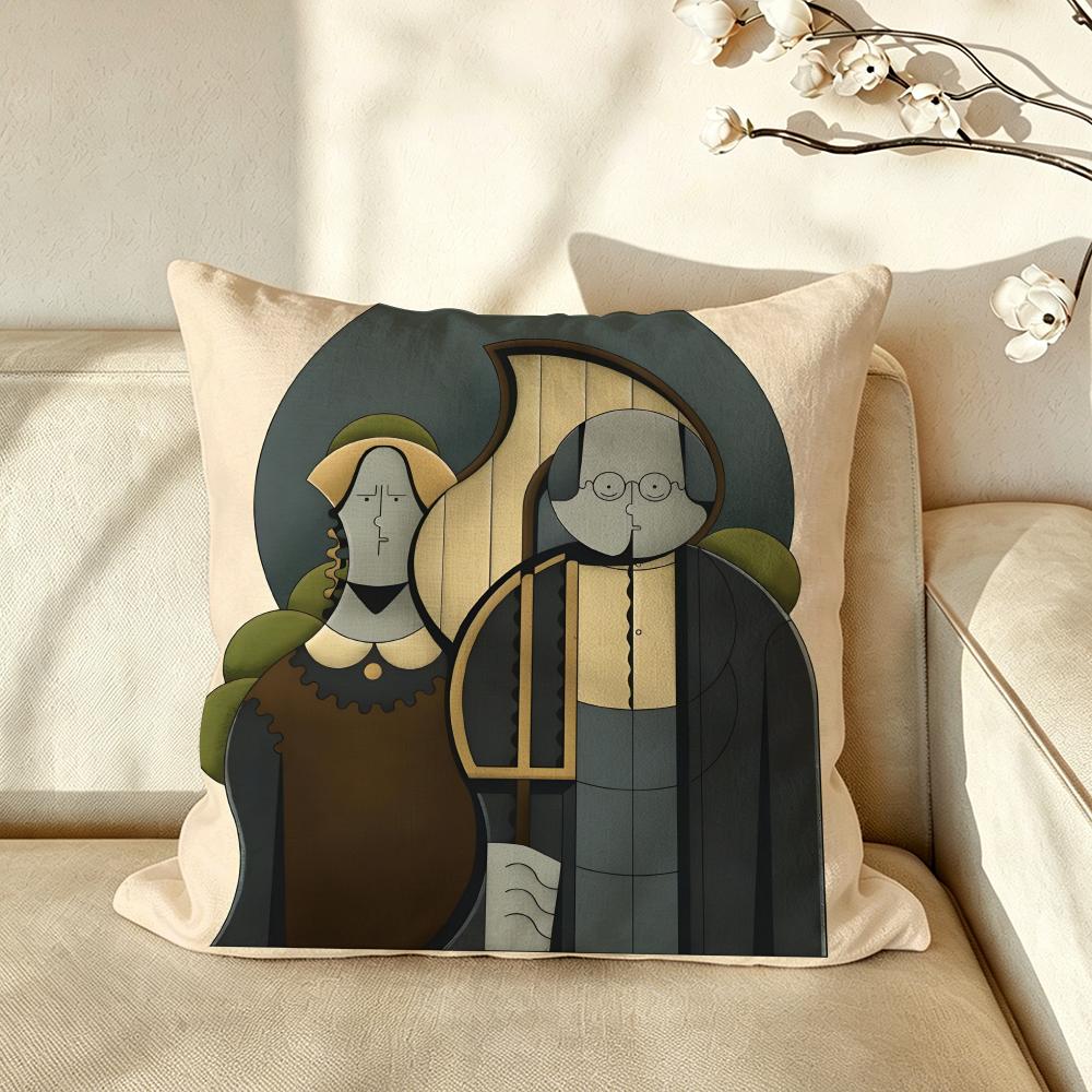 Artist JJohnBBattalgazi Cushion Cover Pillow Case Antidustmite Pillowcase Silky Short Plush Sofa Cushion Cover hot