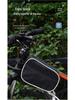 Cartoon Capybara Top Tube Bike Bag - Cute, High-Quality Front Beam Bag for Road/Mountain Bikes, Phone Storage Included