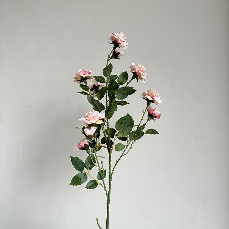 

Multi-Headed Refracted Bubble Rose Artificial Flowers for Wedding and Home Decor светло-розовый